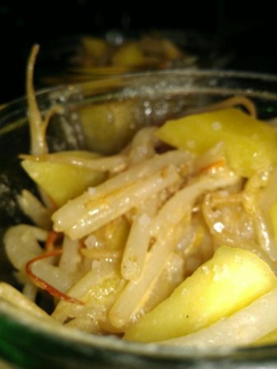 Mungosprossen mit Mango und Chilifäden - Rezept - Bild Nr. 12