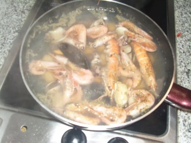 Pasta mit gemischten Meeresfrüchten - Rezept - Bild Nr. 3