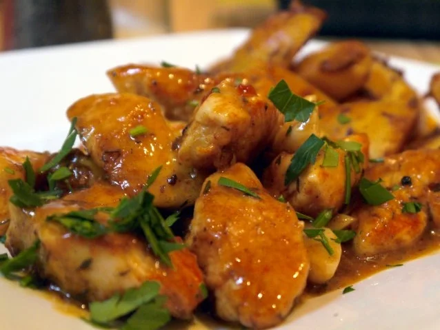 Pollo Ajo - Spanisches Knoblauchhuhn - Rezept