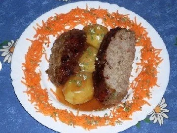 Rezept: Chili-Rinderhackbraten NT mit Johannisbeersauce Chili-Rinderhackbraten NT mit Johannisbeersauce - Rezept