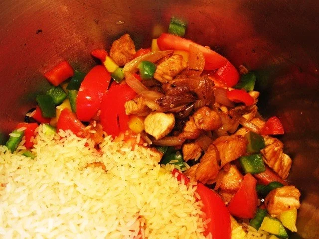 Mediterranes Reisfleisch mit Pute ... - Rezept - Bild Nr. 6