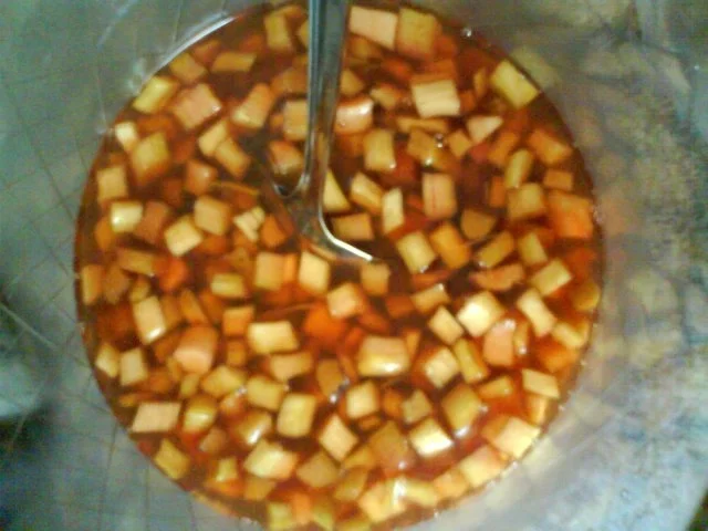 Rezept: Rhabarberlikör Bild Nr. 6 Rhabarberlikör - Rezept - Bild Nr. 6