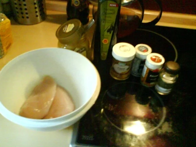 Glasierte Hähnchenbrust mit Pak Choi und braunen Reiskeimlingen - Rezept - Bild Nr. 2