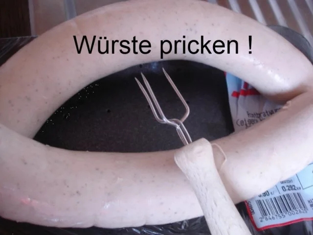 Rezept: Bratwurst mit Rahm Blattspinat und Kartoffelpilzen Bild Nr. 9 Bratwurst mit Rahm Blattspinat und Kartoffelpilzen - Rezept - Bild Nr. 9