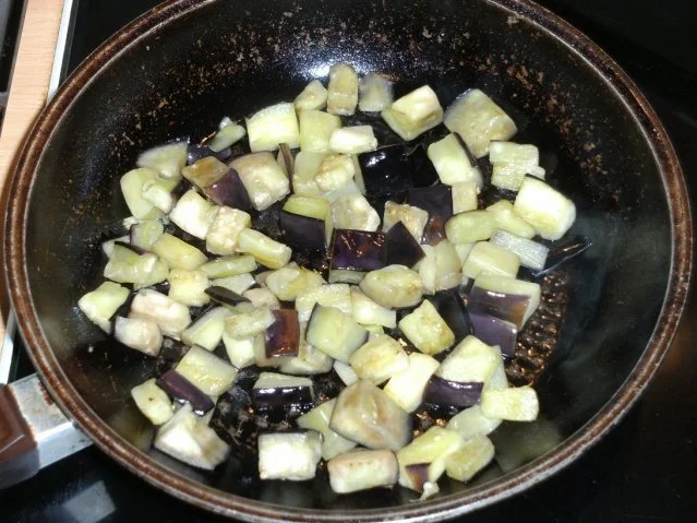 Rezept: Beilage: Auberginen-Gemüse Bild Nr. 2 Beilage: Auberginen-Gemüse - Rezept - Bild Nr. 2