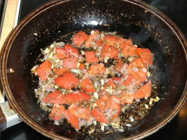 Rezept: Beilage: Auberginen-Gemüse Bild Nr. 3 Beilage: Auberginen-Gemüse - Rezept - Bild Nr. 3