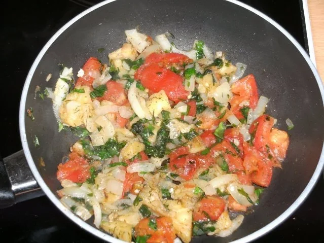 Beilage: Aubergine gefüllt - Rezept - Bild Nr. 2