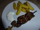 Rezept: Souvlaki mit Zaziki Bild Nr. 2 Souvlaki mit Zaziki - Rezept - Bild Nr. 2