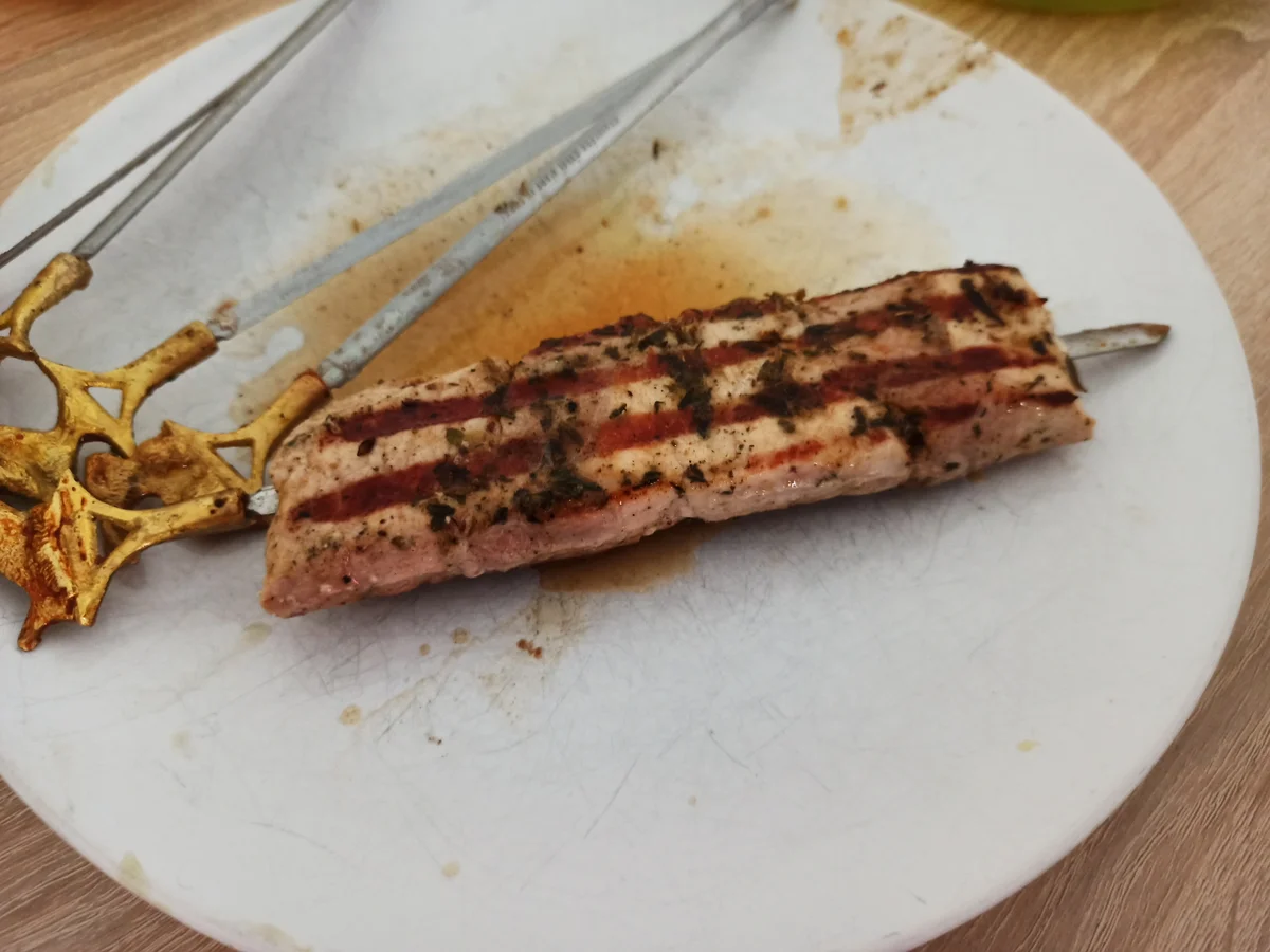 Rezept: Souvlaki mit Zaziki Bild Nr. 3 Souvlaki mit Zaziki - Rezept - Bild Nr. 3