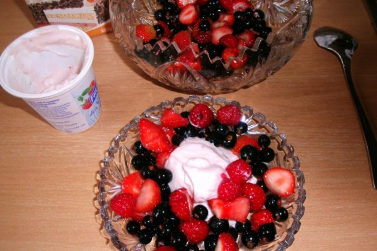 Frische Früchte mit Joghurt ----BITTE NICHT BEWERTEN IST NUR SO EINE IDEE - Rezept - Bild Nr. 4