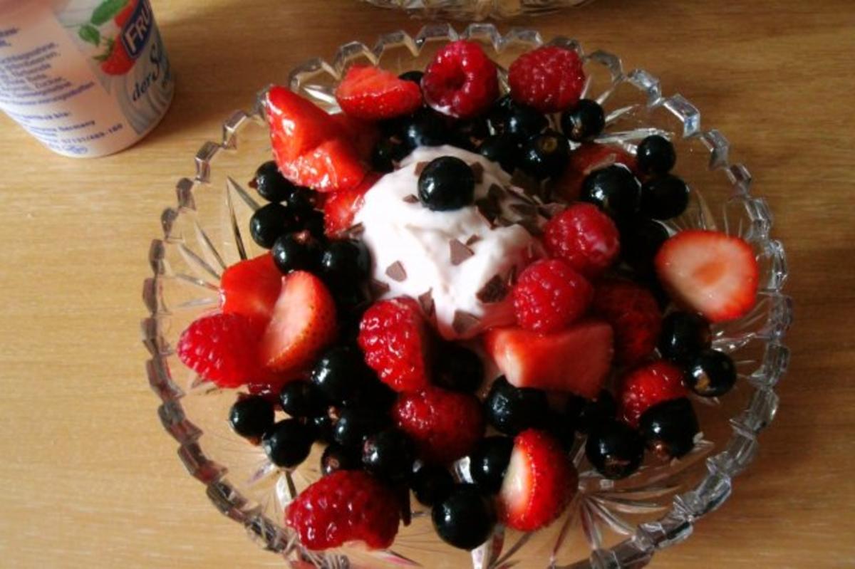 Frische Früchte mit Joghurt ----BITTE NICHT BEWERTEN IST NUR SO EINE IDEE - Rezept - Bild Nr. 5