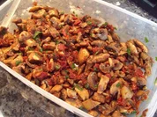 Champignons mit getrockneten Tomaten, Antipasti, Vorspeise oder Beilage - Rezept