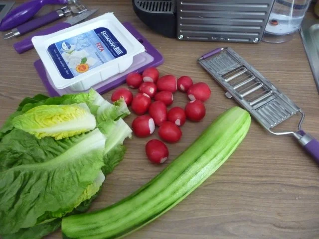 Fixe Küche : Pizza-Leberkäse gebraten mit Salat und Salzkartoffeln - Rezept - Bild Nr. 5