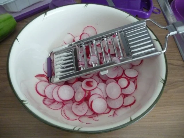 Fixe Küche : Pizza-Leberkäse gebraten mit Salat und Salzkartoffeln - Rezept - Bild Nr. 6