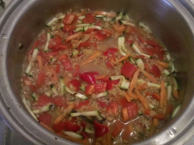 Rezept: Gemüse: Bulgurtopf mit bunten Gemüse Bild Nr. 6 Gemüse: Bulgurtopf mit bunten Gemüse - Rezept - Bild Nr. 6