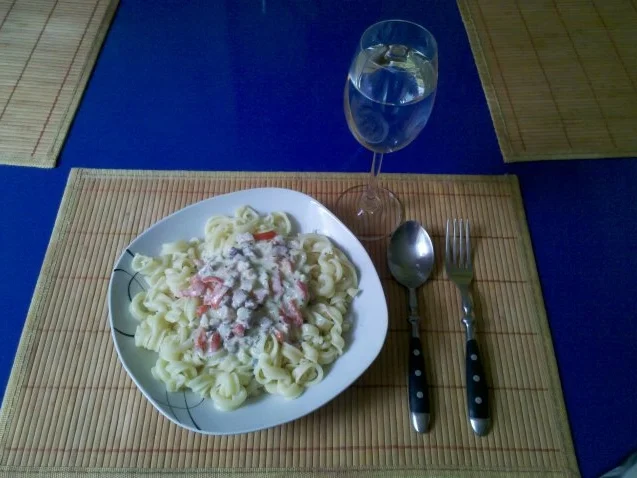 Nudeln: Pikante Kräutersoße mit Rollinis - Rezept - Bild Nr. 6