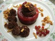 Dessert: Trostpflaster - Schoko-Mousse liebt Johannisbeergelee - Rezept