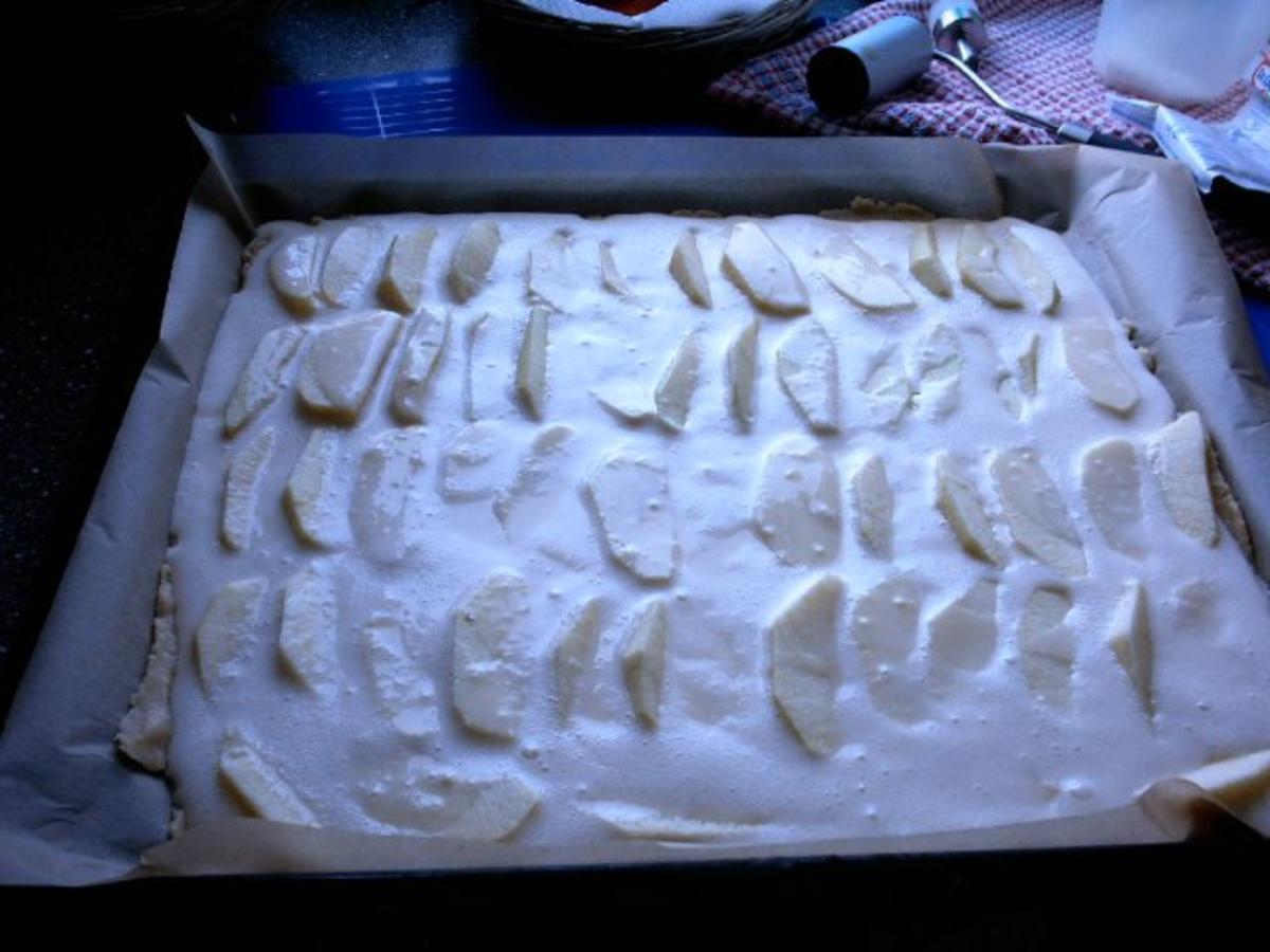 Apfel- Mürbe Kuchen mit Vanille-Sahne - Rezept - Bild Nr. 2