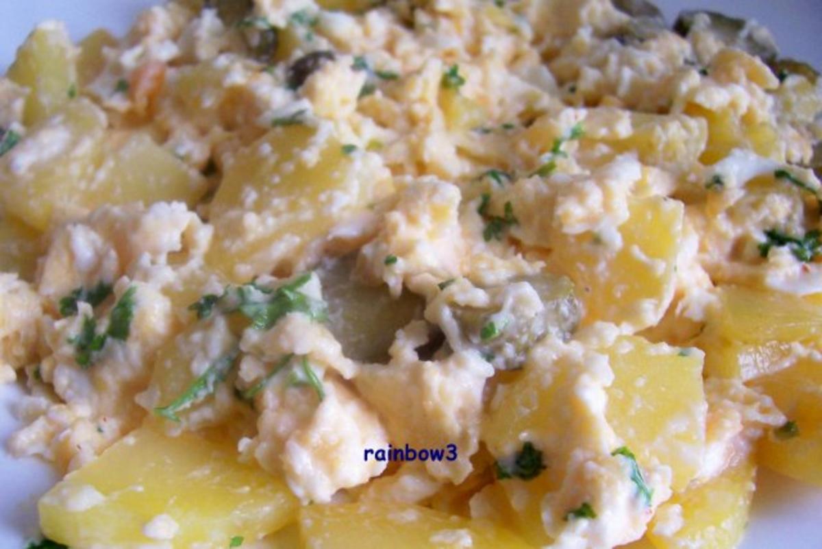 Bilder für Kochen: Bratkartoffeln mit Ei - Rezept