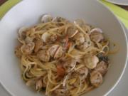 Spaghetti mit Venusmuscheln - Rezept