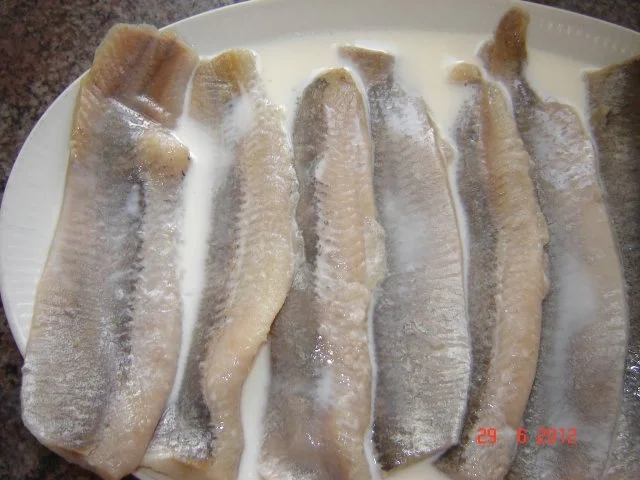 Rezept: Fisch : Matjes mit Dillsahne Bild Nr. 2 Fisch : Matjes mit Dillsahne - Rezept - Bild Nr. 2