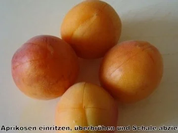 Rezept: Aperol-Sprizz Gelee mit Aprikosen Bild Nr. 2 Aperol-Sprizz Gelee mit Aprikosen - Rezept - Bild Nr. 2