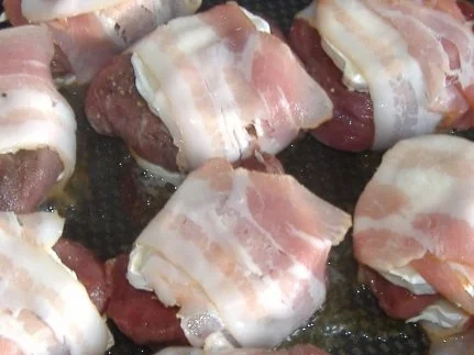 Salat mit Rinderfilet,Ziegenkäse,Bacon und Tomatenvinaigrette - Rezept - Bild Nr. 4