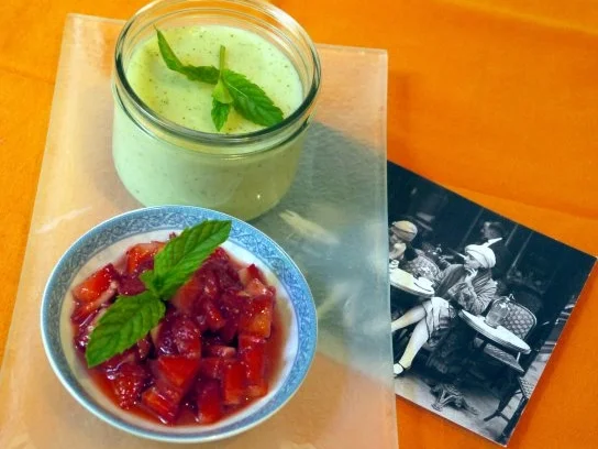 Peppermint meets Strawberry - Rezept