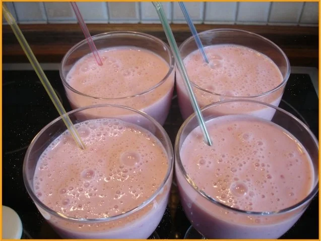 Erdbeermilch - Rezept