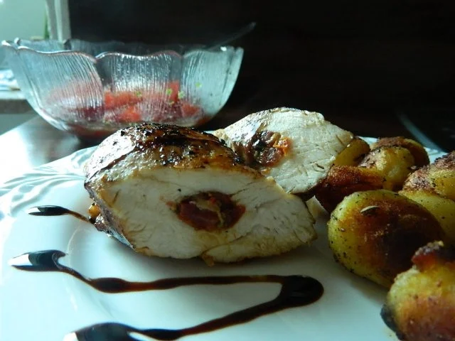 Rezept: gefüllte Hähnchenbrust gefüllte Hähnchenbrust - Rezept