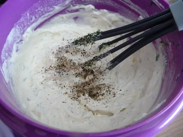 Fleischlos : Pellkartoffeln mit Leinöl, dazu Quark und Salat - Rezept - Bild Nr. 4