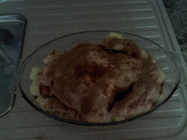 Gefühltes Hähnchen mit Schweinemett - Rezept - Bild Nr. 5