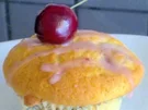Vanille-Muffins mit Kirschen - Rezept