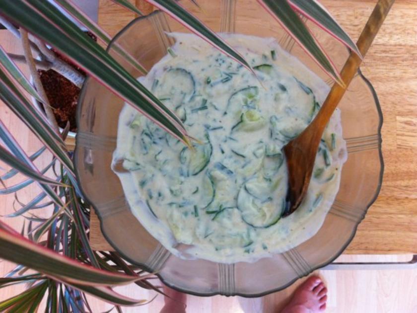 Vegane Gurkenkaltschale - schnell &amp; einfach - 39 kcal/100g