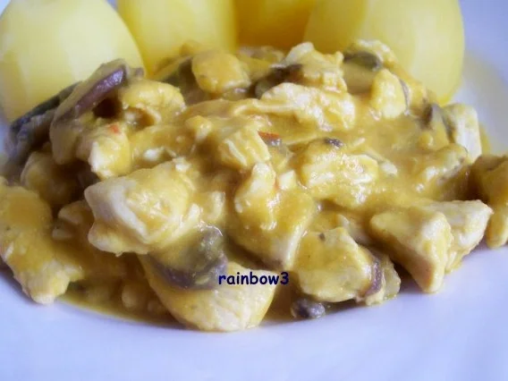 Kochen: Hähnchengeschnetzeltes in fruchtig-scharfer Sauce - Rezept