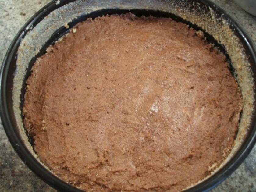 Backen: Kirschenkuchen mit Schokoboden - schnell &amp; einfach - von lunapiena