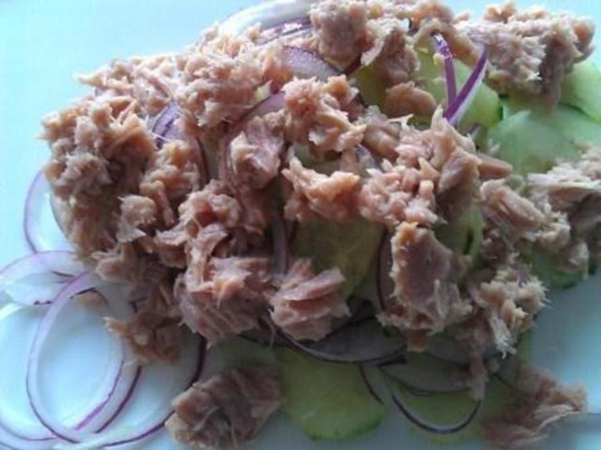 Tellersalat mit Thunfisch u. Serranoschinken - Rezept - Bild Nr. 5269