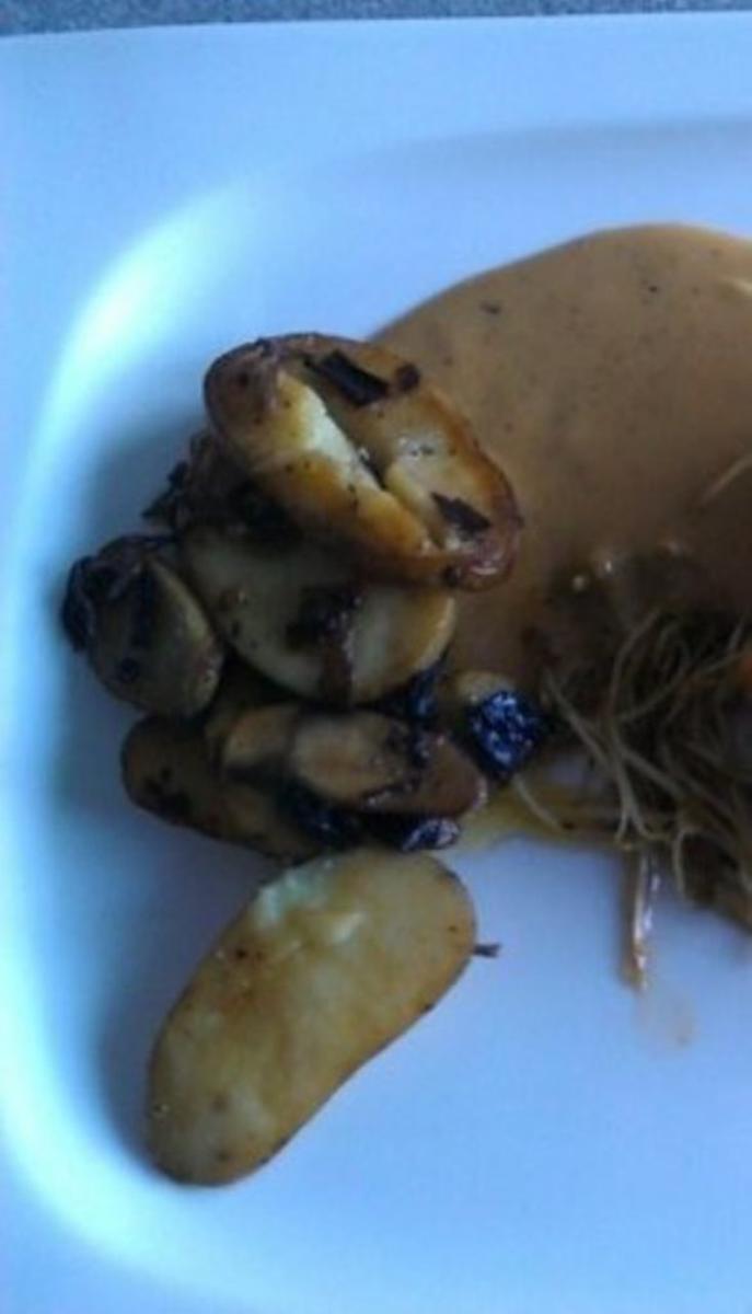 Kartoffelscheiben mit Radicchio - Rezept - Bild Nr. 23