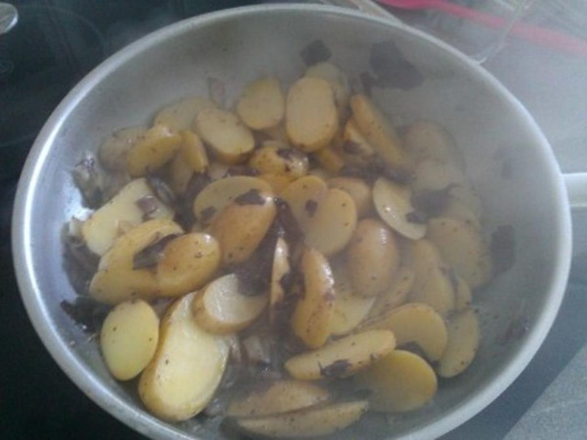 Kartoffelscheiben mit Radicchio - Rezept - Bild Nr. 19