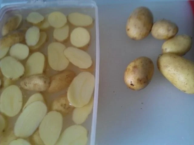 Kartoffelscheiben mit Radicchio - Rezept - Bild Nr. 17