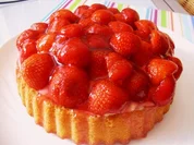 Erdbeerkuchen - Rezept