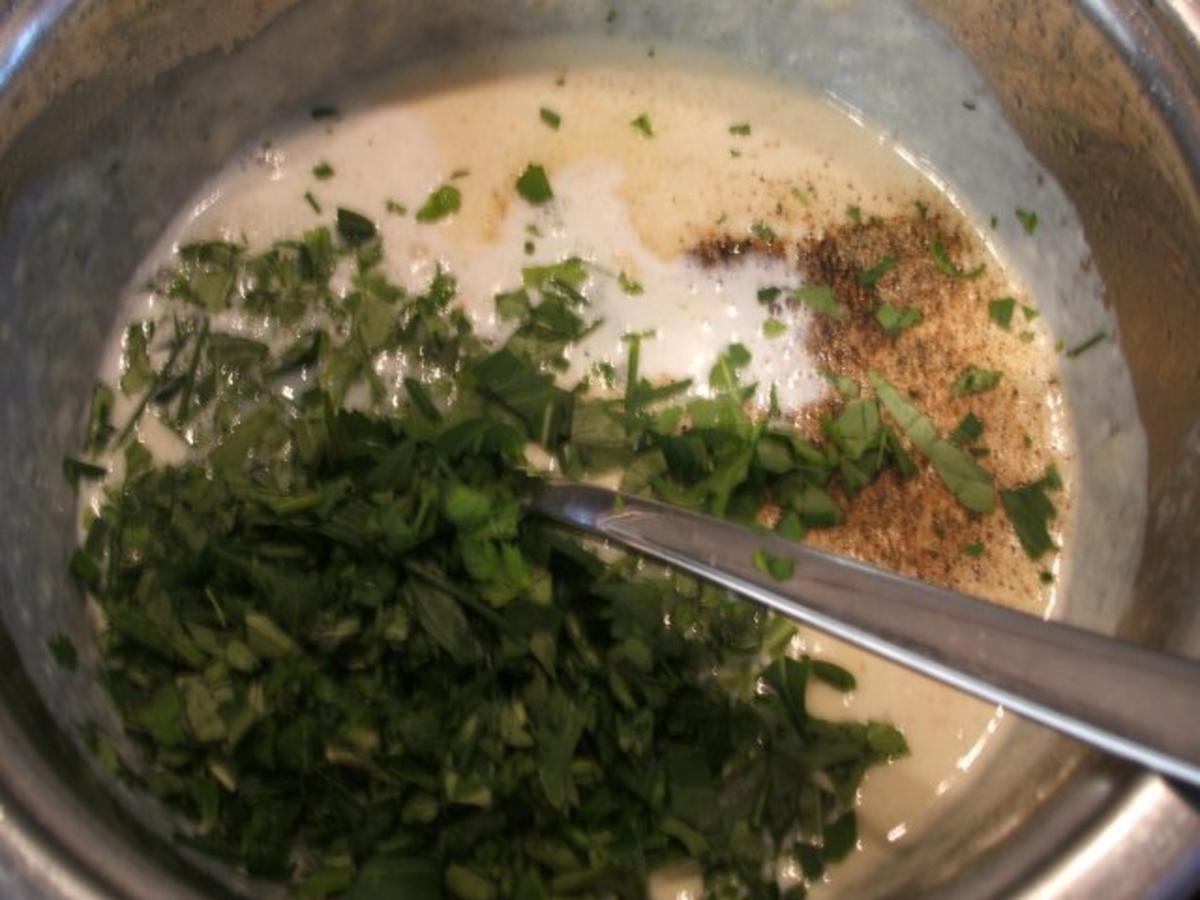 Suppen: Kräutersuppe mit Schwarzbrot-Croutons - Rezept - Bild Nr. 6