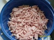 Fleischsalat pikant mit Meerrettich-Dressing - Rezept