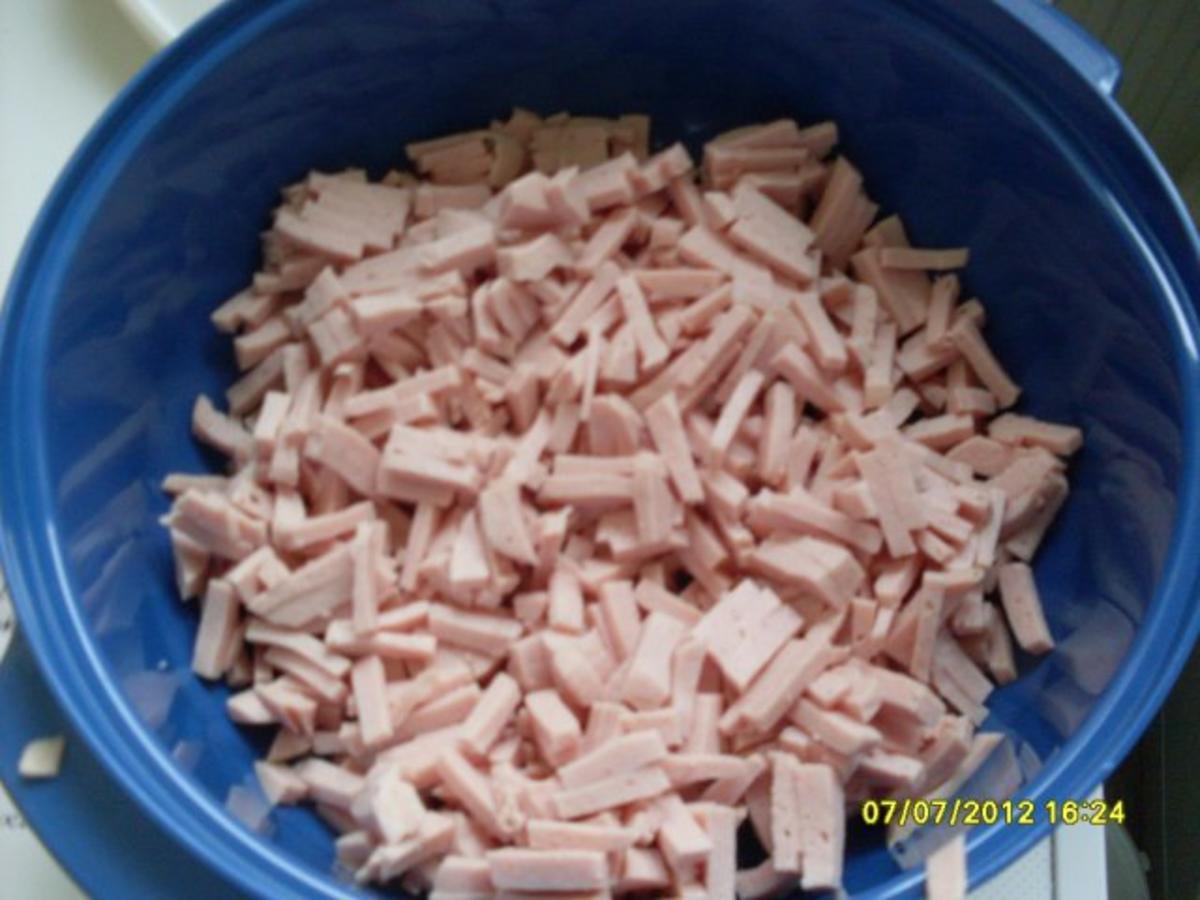 Fleischsalat pikant mit Meerrettich Dressing - schnell &amp; einfach - von ...