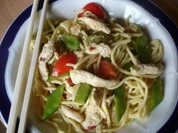 Rezept: Asiatisches Chili-Hรคhnchenbrustfilet mit Mie-Nudeln Asiatisches Chili-Hรคhnchenbrustfilet mit Mie-Nudeln - Rezept