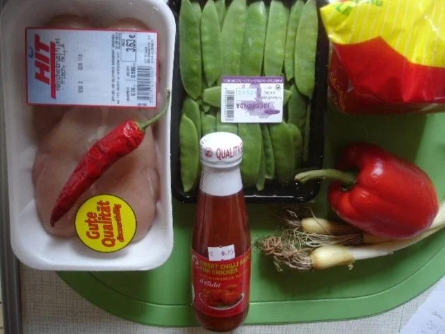 Asiatisches Chili-Hähnchenbrustfilet mit Mie-Nudeln - Rezept - Bild Nr. 2