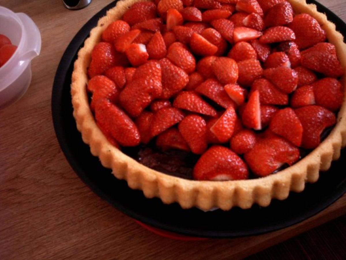 Erdbeer Schoko Biskuit - einfach - 170 kcal/100g