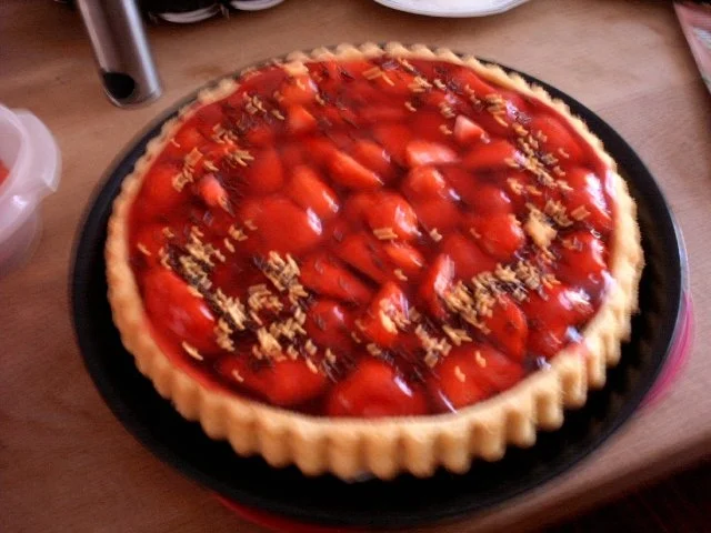 Erdbeer Schoko Biskuit - Rezept - Bild Nr. 3