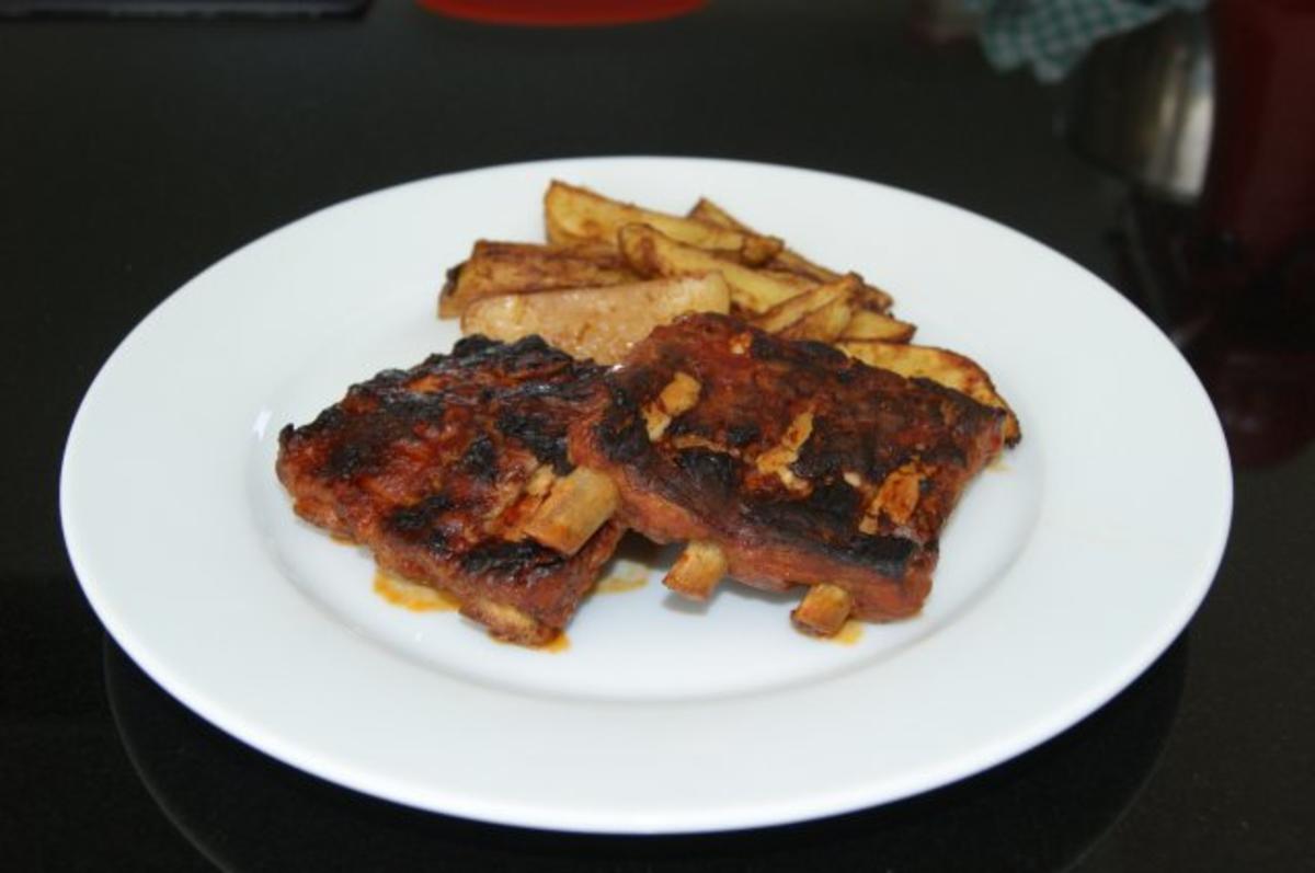 Bilder für Spareribs mit Potato Wedges - Rezept