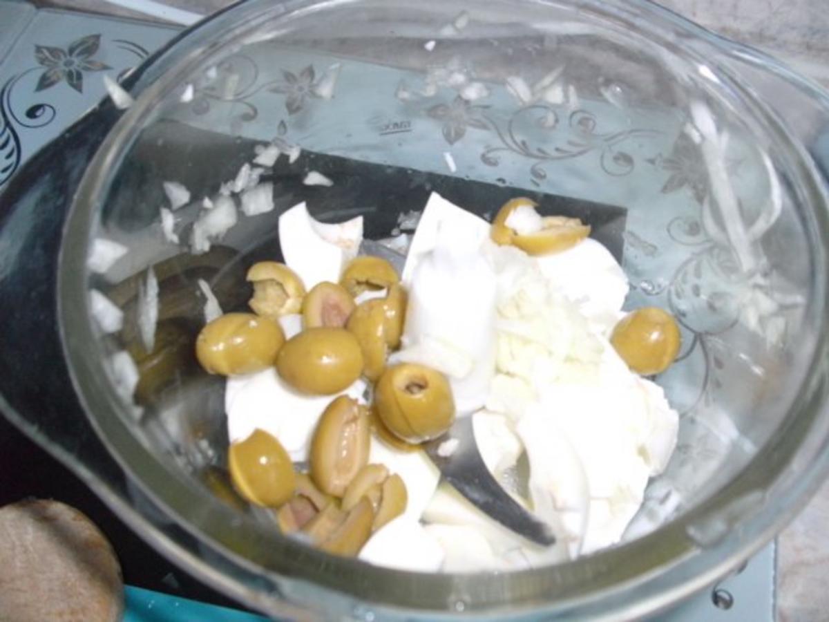 Ananas-Schaum und Oliven-Eier-Dip - Rezept - Bild Nr. 9